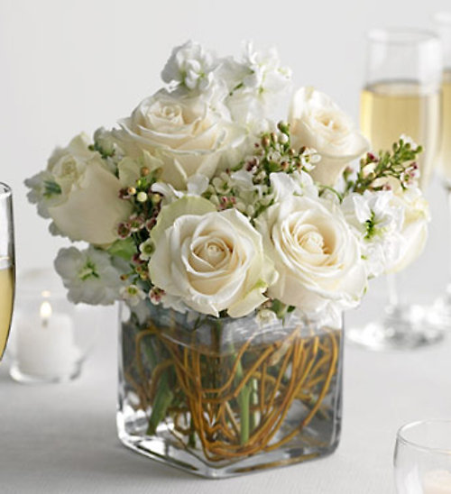 Mini Wedding Rose Cube