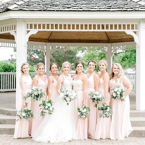 Bride and Bridesmaids