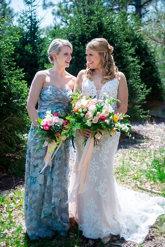 Bride and her Bridesmaid