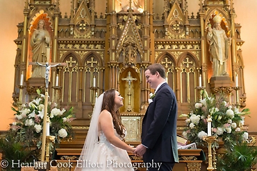 Bride and Groom in Church