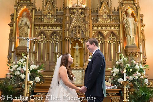 Bride and Groom in Church