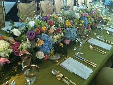 Main Head Table Floral Centerpiece