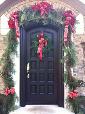 Client Door Decor for Holiday