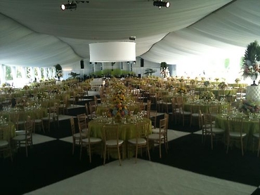 Private Event Interior of Tent