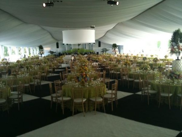 Private Event Interior of Tent