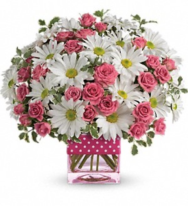 Teleflora\'s Polka Dots and Posies