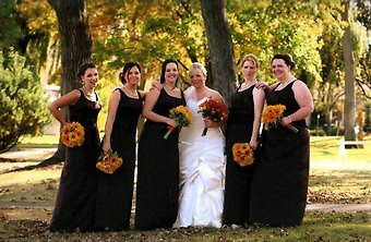 Gerbera Daisy Fall Wedding