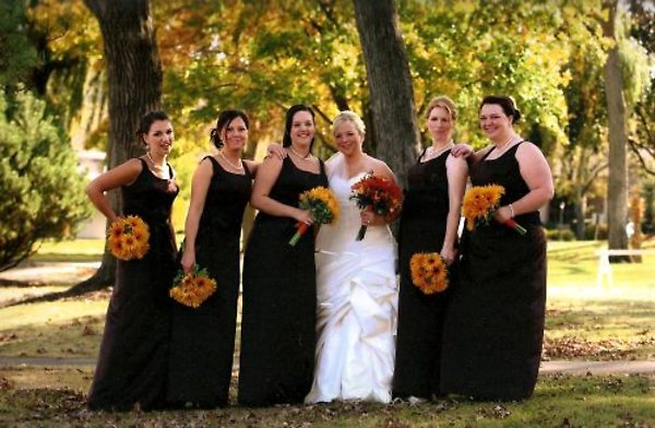 Gerbera Daisy Fall Wedding