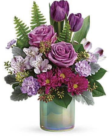 Teleflora\'s Art Glass Garden Bouquet