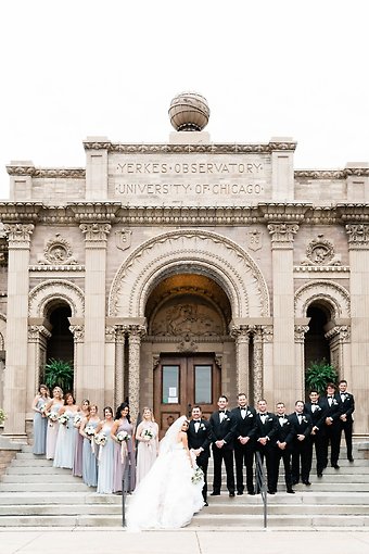 Bridal Party at Yerkes Observatory