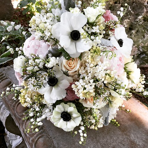 Lilies of the Valley, Anemones, and Peony\'s