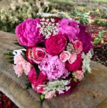 Shades of Pink with Peony\'s and Roses