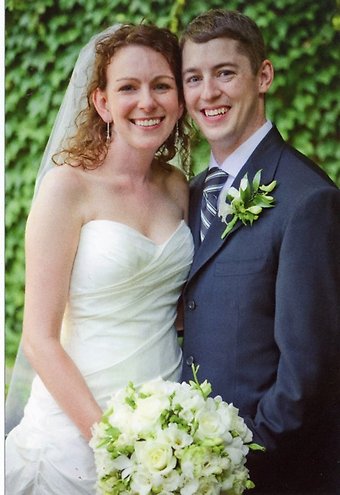 White Bouquet with Green Accents