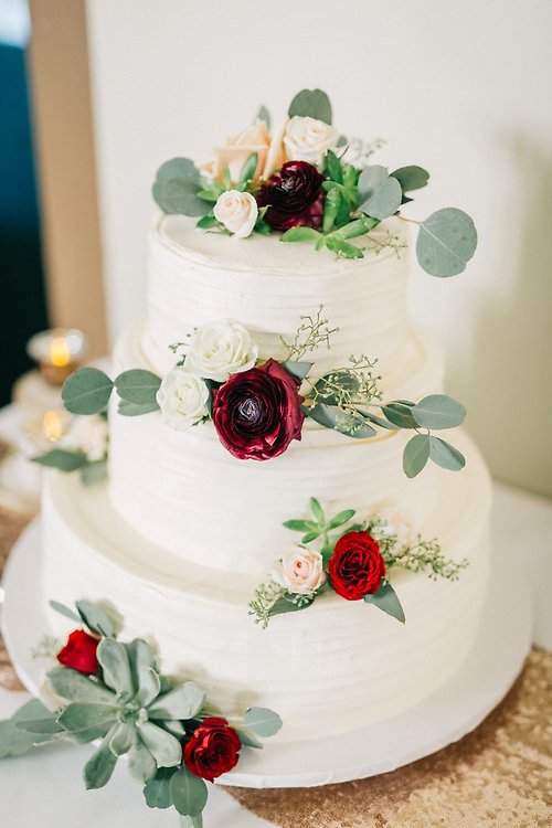 Wedding cake by Celebrations Catering
