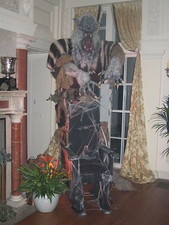 Scary Wolfman Prop created for Halloween Party