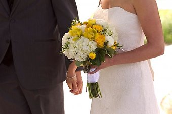 Yellow and White Floral Bouquet