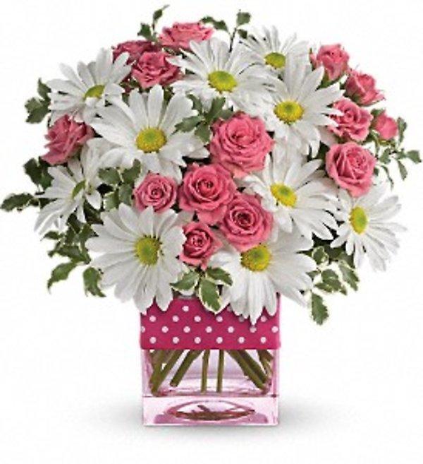 Teleflora\'s Polka Dots and Posies