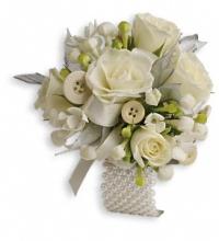 All Buttoned Up Corsage