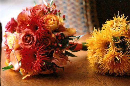 Fall Shades Bouquets