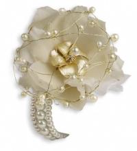 Shimmering Pearls Corsage