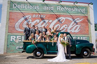 Vintage Truck Photo Shoot for Wedding 2