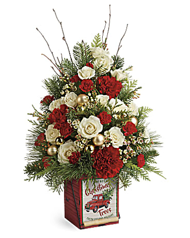 Teleflora\'s Vintage Greetings Tree