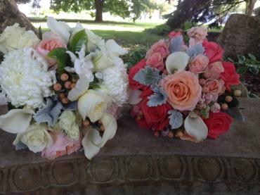 Coral and Peach wedding