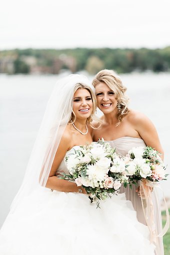 Bride and Bridesmaid
