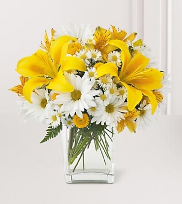 Sunlit Snowfall Bouquet