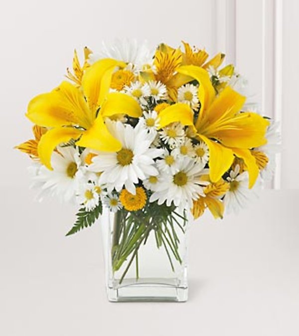 Sunlit Snowfall Bouquet