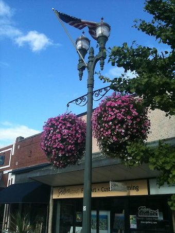 Hanging Baskets Downtown Lake Geneva