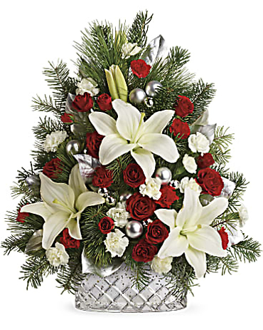 Teleflora\'s Sparkling Silver Tree