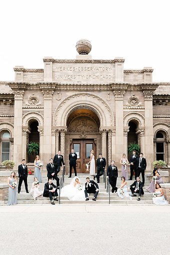 Bridal Party at Yerkes Observatory