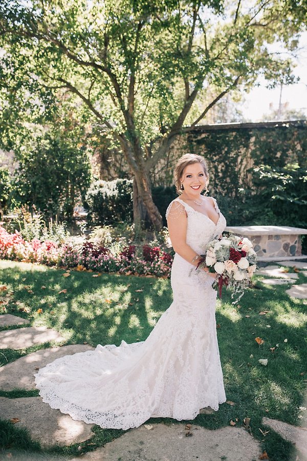 Bride and her Flower Bouquet