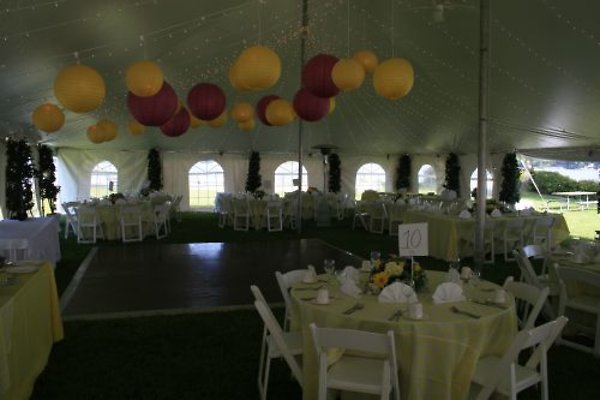 The Miller Tent at Delavan yacht club