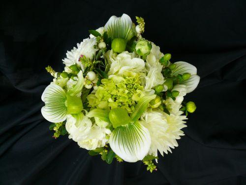 Green Lady Slipper Bridal Bouquet