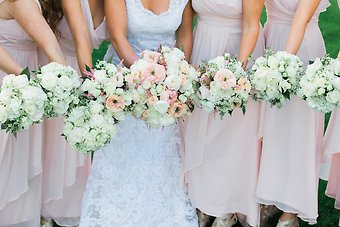 Naye Wedding Party - Blush and White