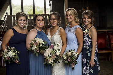 Bridesmaids and Bride