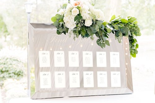 Seating Chart Decor