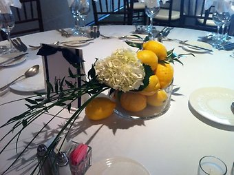 Lemon Bowl Centerpieces