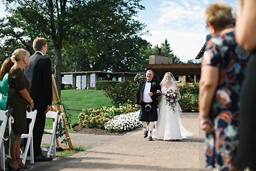 Walking down the aisle