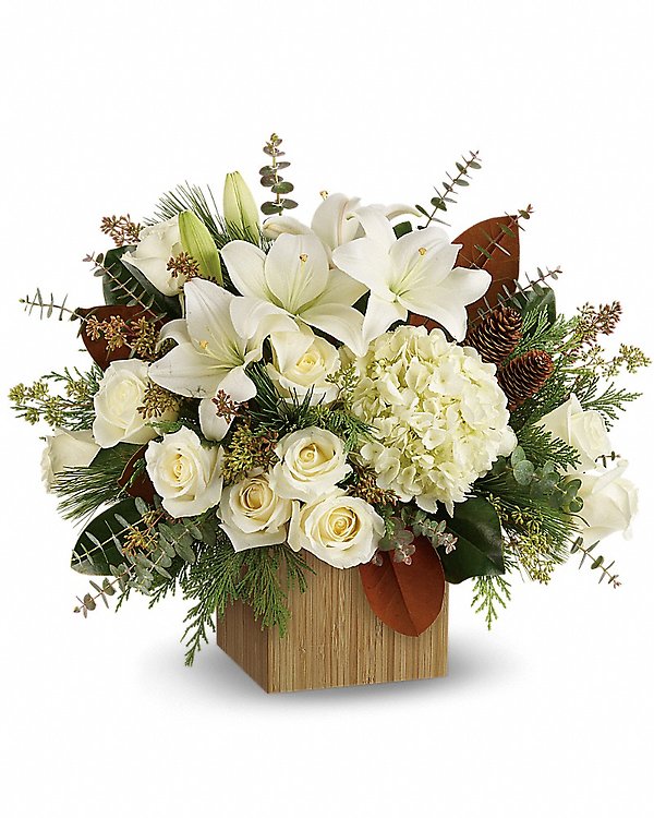 Teleflora\'s Snowy Woods Bouquet